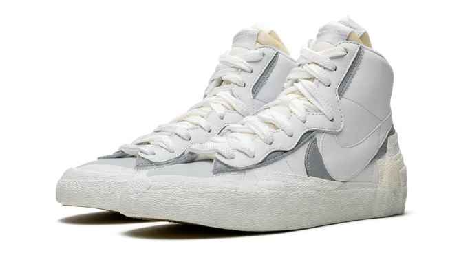 Кроссовки Nike Sacai Blazer Mid «Grey» белый