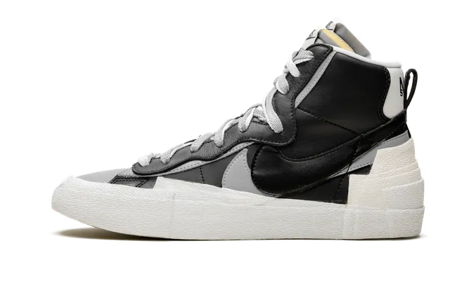 Кроссовки Nike Sacai Blazer Mid «Black Grey» черный