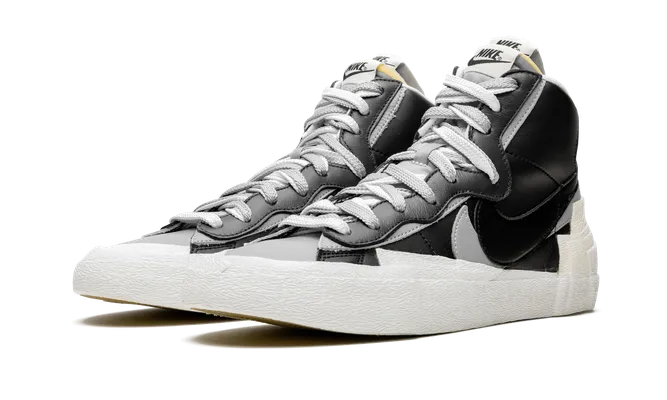 Кроссовки Nike Sacai Blazer Mid «Black Grey» черный