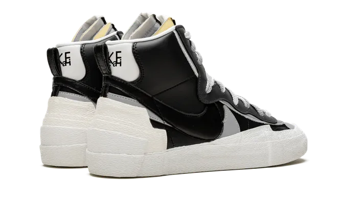 Кроссовки Nike Sacai Blazer Mid «Black Grey» черный