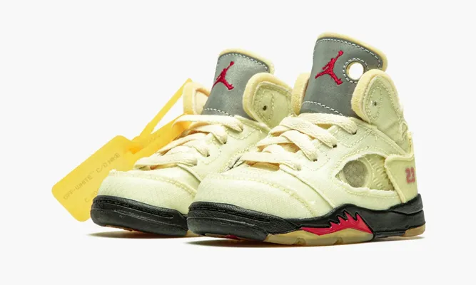 Для самых маленьких Air Jordan 5 TD «Sail» Kids кремовый