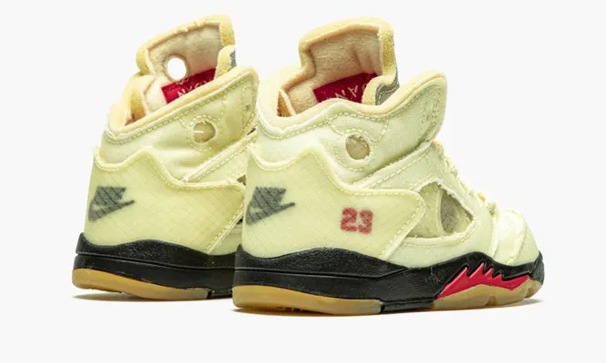 Для самых маленьких Air Jordan 5 TD «Sail» Kids кремовый