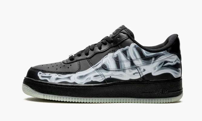 Кроссовки Nike Air Force 1 Low «Skeleton Black» черный
