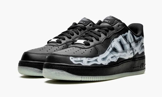 Кроссовки Nike Air Force 1 Low «Skeleton Black» черный