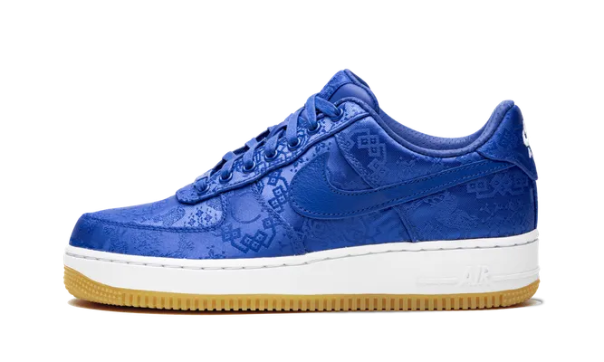 Кроссовки Nike Air Force 1 PRM «Clot - Blue Silk» синий