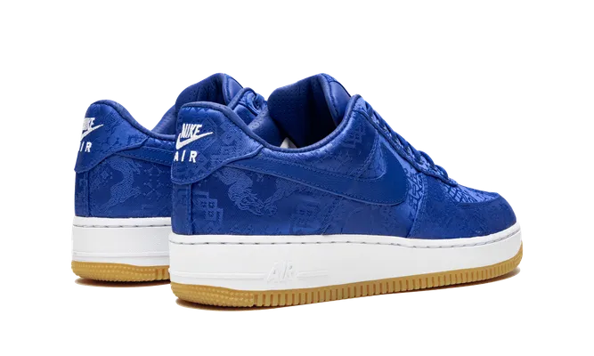Кроссовки Nike Air Force 1 PRM «Clot - Blue Silk» синий