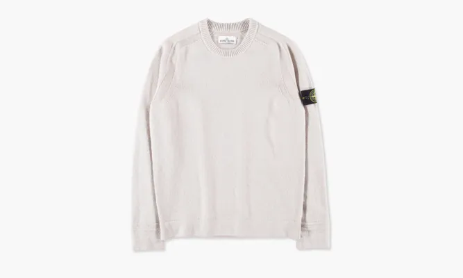 Одежда Stone Island Lambswool Crew Knit «Beige» кремовый