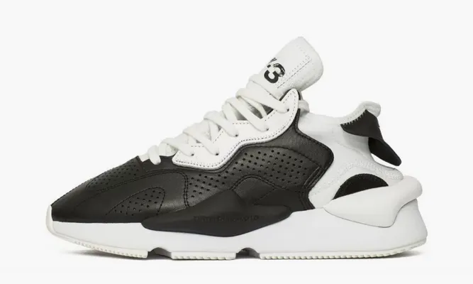 Кроссовки Adidas Y-3 Kaiwa «Black White» черный