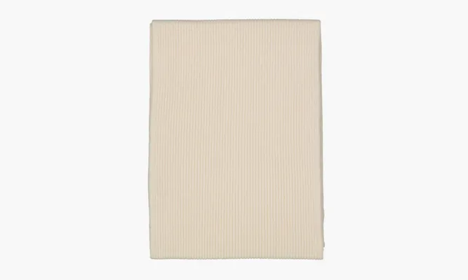 Аксессуары Stone Island Junior Logo Patch Ribbed Knit Scarf «Cream White» кремовый