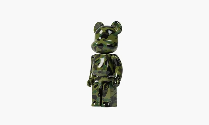 Аксессуары Bearbrick X BAPE 1st Camo Chogokin 200% «Green» разноцветный