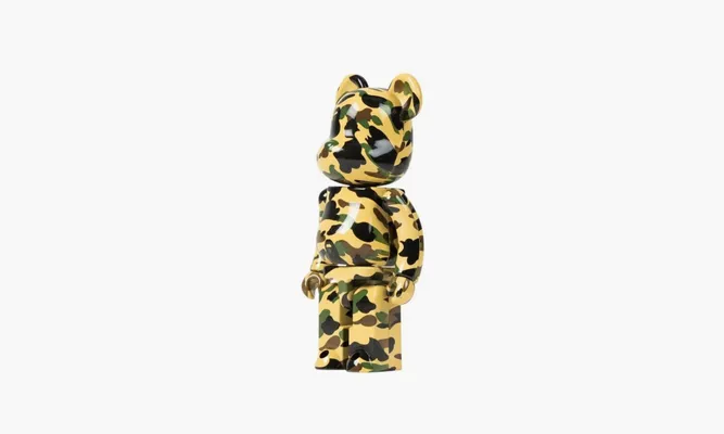 Аксессуары Bearbrick X BAPE 1st Camo Chogokin 200% «Yellow» разноцветный