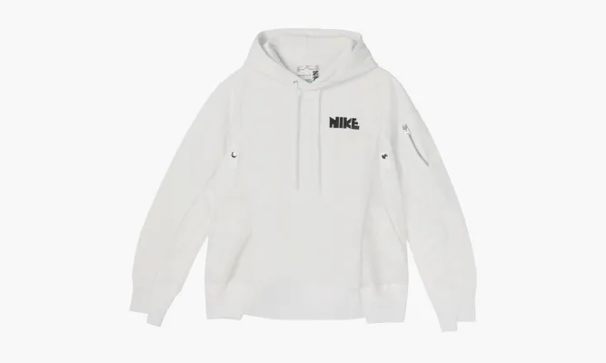Одежда Nike X Sacai Hoodie «White» белый