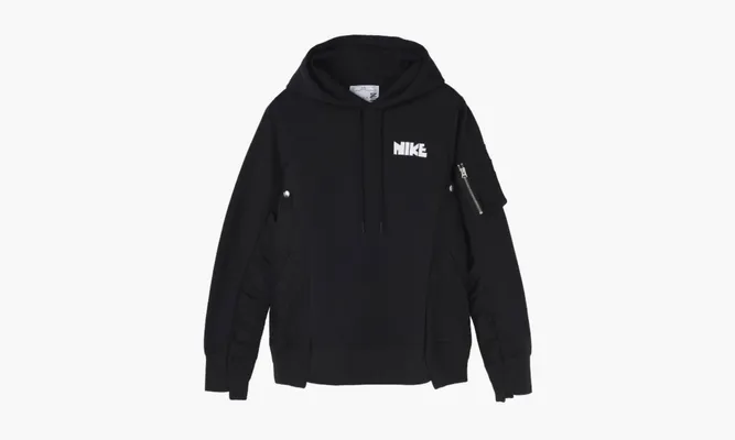 Одежда Nike X Sacai Hoodie «Black» черный