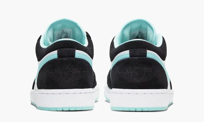 Кроссовки Air Jordan 1 Low «Island Green» черный