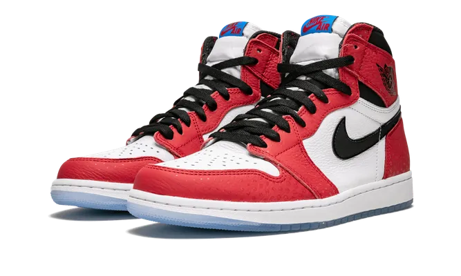 Кроссовки Air Jordan 1 High OG «Spider-man: Origin Story» красный