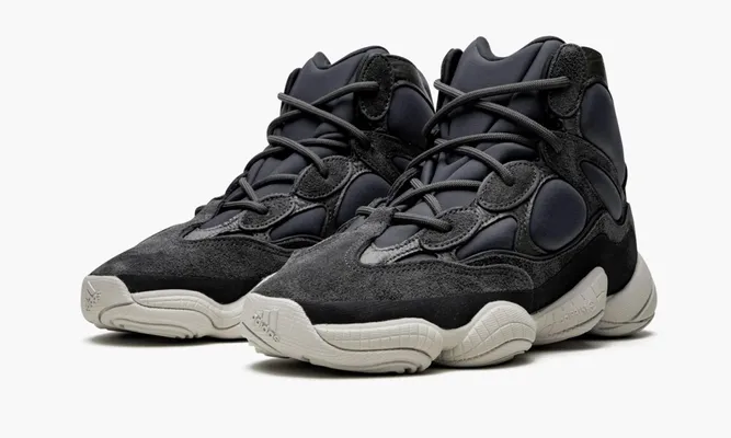 Кроссовки Yeezy 500 High «Slate» черный