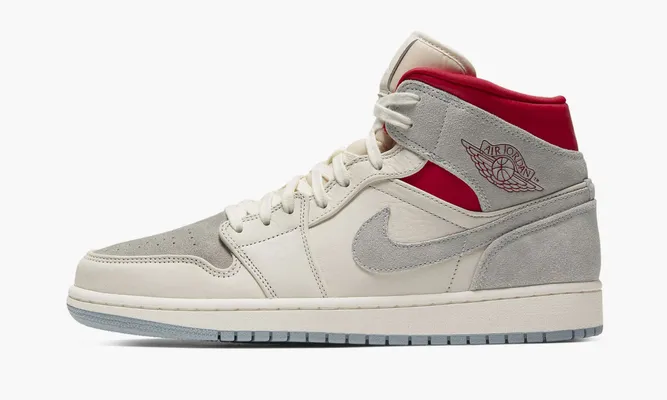 Кроссовки Air Jordan 1 Mid «Sneakersnstuff 20th Anniversary» кремовый