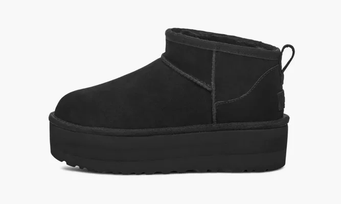 Обувь UGG Classic Ultra Mini Platform WMNS «Black» черный