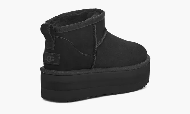 Обувь UGG Classic Ultra Mini Platform WMNS «Black» черный