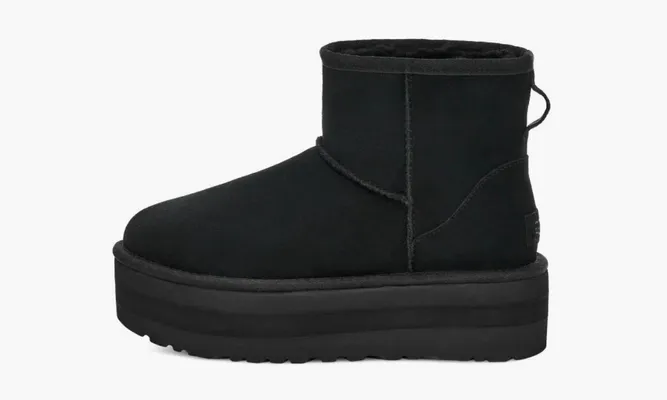 Обувь UGG Classic Mini Platform WMNS «Black» черный