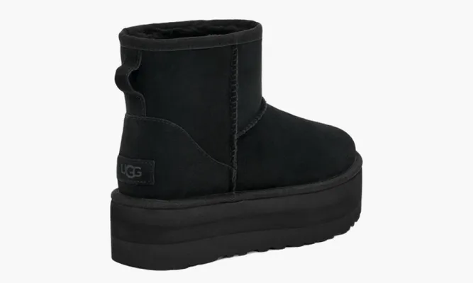 Обувь UGG Classic Mini Platform WMNS «Black» черный