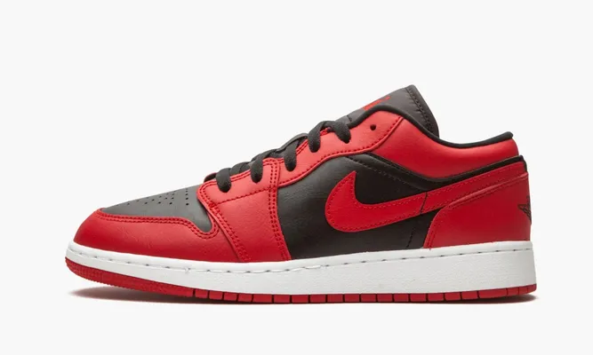 Кроссовки Air Jordan 1 Low GS «Reverse Bred» красный