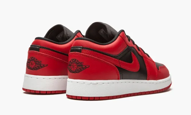 Кроссовки Air Jordan 1 Low GS «Reverse Bred» красный