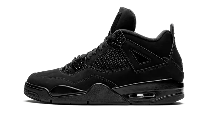 Кроссовки Air Jordan 4 «Black Cat 2020» черный