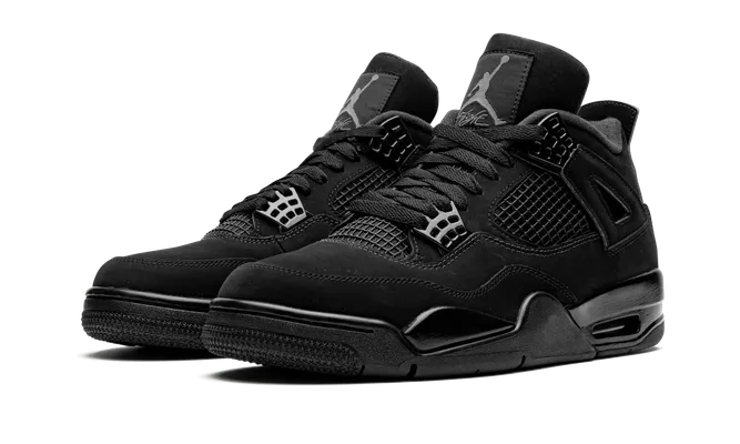 Кроссовки Air Jordan 4 «Black Cat 2020» черный