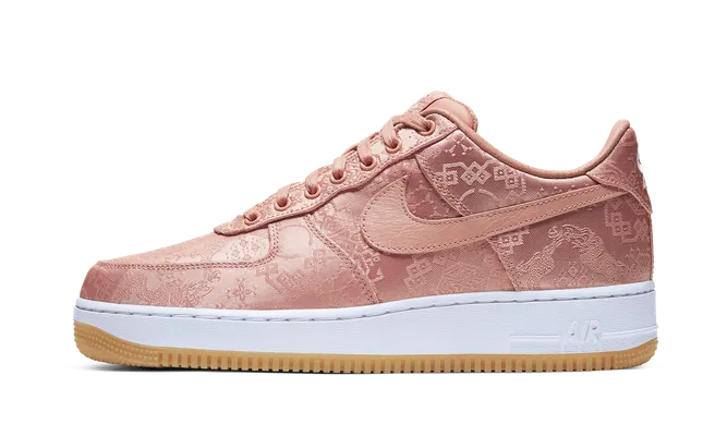 Кроссовки Nike Air Force 1 PRM «Clot - Rose Gold Silk» розовый