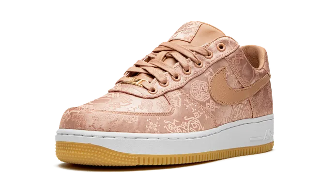 Кроссовки Nike Air Force 1 PRM «Clot - Rose Gold Silk» розовый
