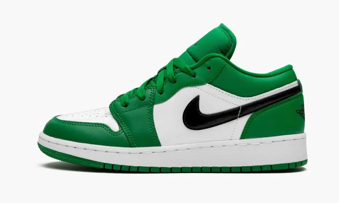 Кроссовки Air Jordan 1 Low GS «Pine Green» зеленый