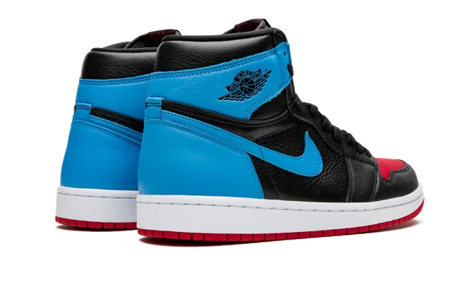 Кроссовки Air Jordan 1 High OG WMNS «Unc To Chicago» черный,синий