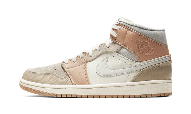 Кроссовки Air Jordan 1 Mid «Milan» кремовый