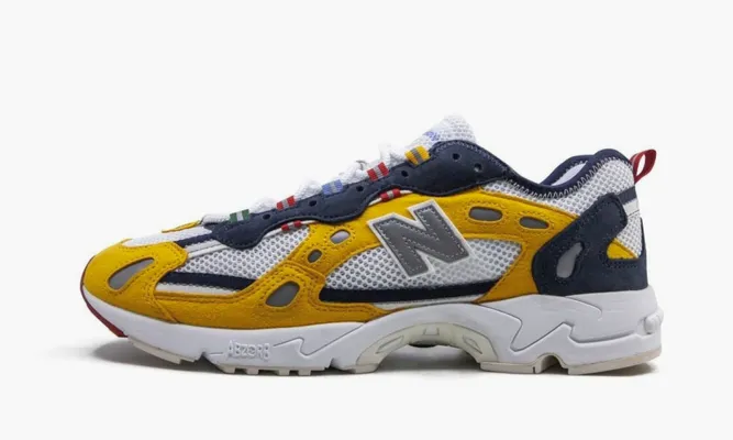 Кроссовки New Balance 827 Abzorb «Aime Leon Dore - Yellow» желтый