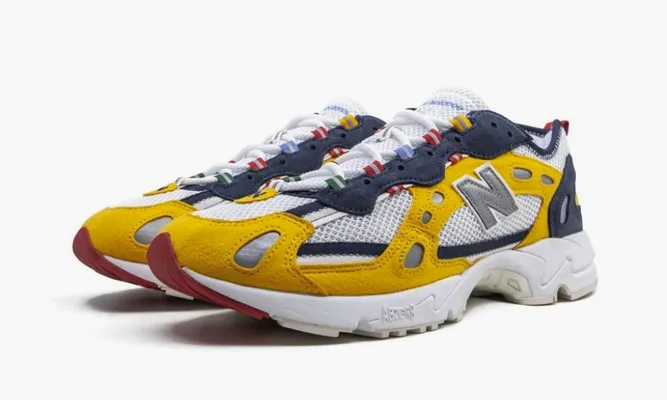 Кроссовки New Balance 827 Abzorb «Aime Leon Dore - Yellow» желтый