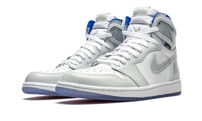 Кроссовки Air Jordan 1 High Zoom «Racer Blue» белый
