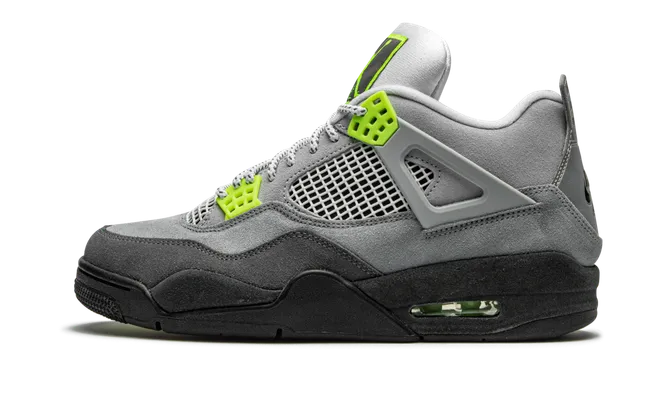 Кроссовки Air Jordan 4 SE «Neon» серый