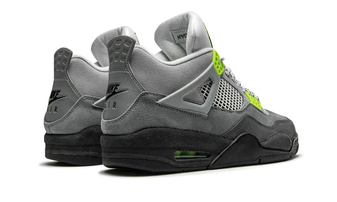 Кроссовки Air Jordan 4 SE «Neon» серый