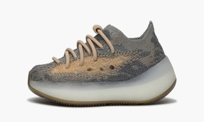 Для самых маленьких Yeezy Boost 380 Infant «Mist» Kids серый