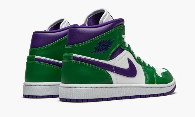 Кроссовки Air Jordan 1 Mid «Incredible Hulk» зеленый