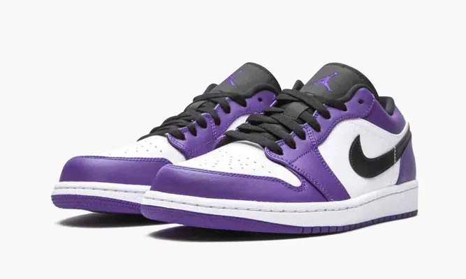 Кроссовки Air Jordan 1 Low «Court Purple» фиолетовый