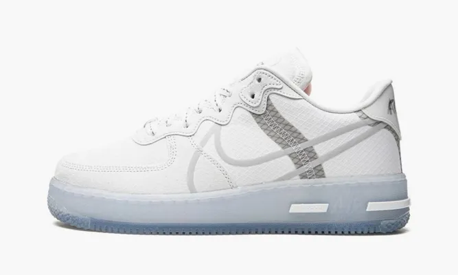 Кроссовки Nike Air Force 1 React «White Light Bone» белый