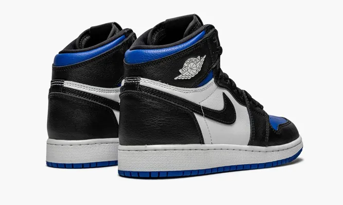 Кроссовки Air Jordan 1 High OG GS «Royal Toe» синий