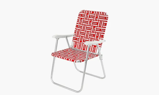 Аксессуары Supreme Lawn Chair «Red» красный,белый