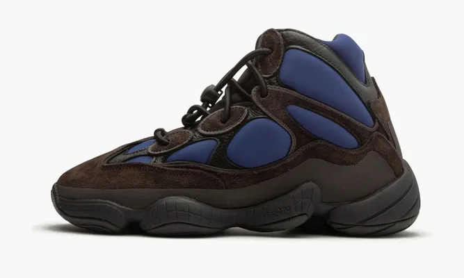 Кроссовки Yeezy 500 High «Tyrian» коричневый