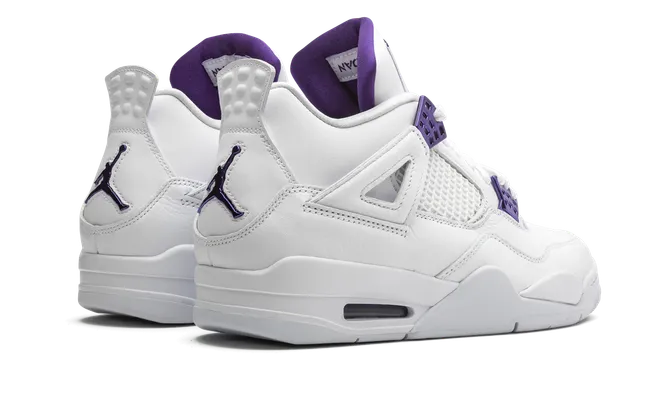Кроссовки Air Jordan 4 «Metallic Pack - Purple» белый