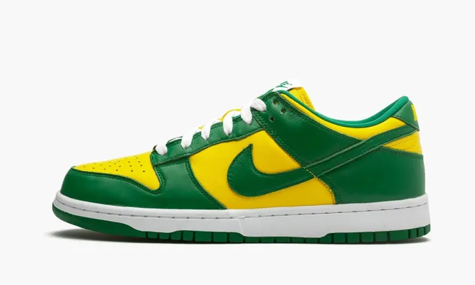 Кроссовки Nike Dunk Low «Brazil» зеленый