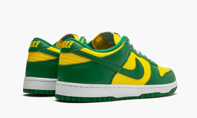 Кроссовки Nike Dunk Low «Brazil» зеленый