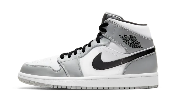 Кроссовки Air Jordan 1 Mid «Light Smoke Grey» серый,белый